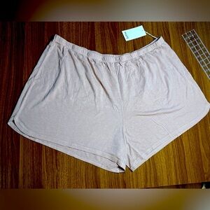 MATE the Label 3X NWT Dusty Pink Tencel Sleep Shorts
